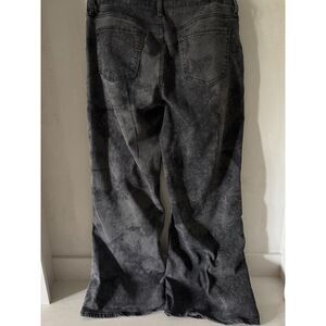 Project Indigo stovepipe denim pants size 15 women’s black gray charcoal